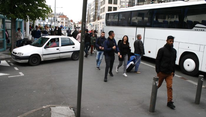 sortie du bus